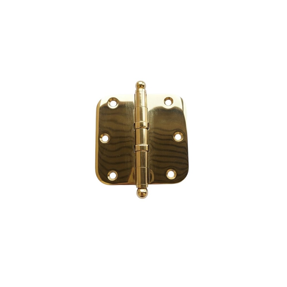 Bisagra 3.5X3.5 C/R Bronce .Pul.C/Redo