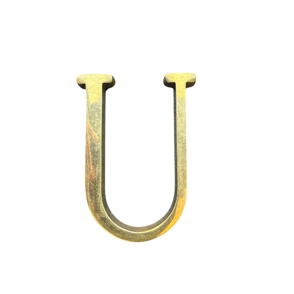 Letra U 20 Cms Bce Pulido