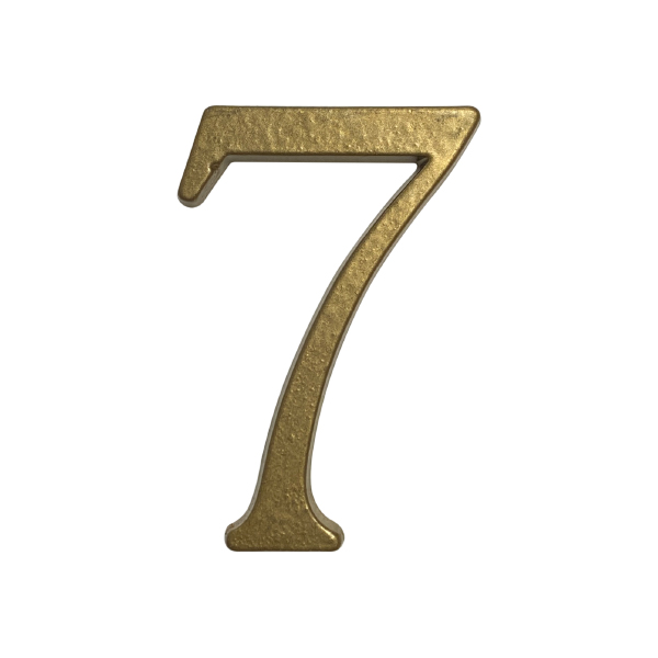 Numero 7 5cms Pint. Bronce