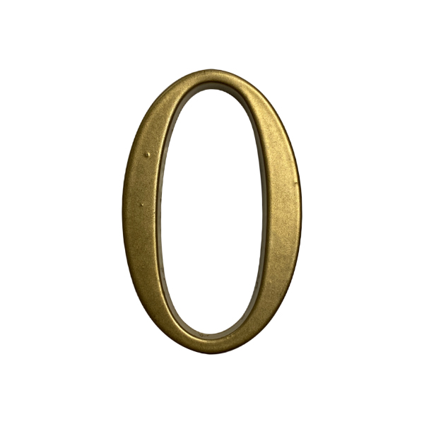 Numero 0 7cms Pint. Bronce