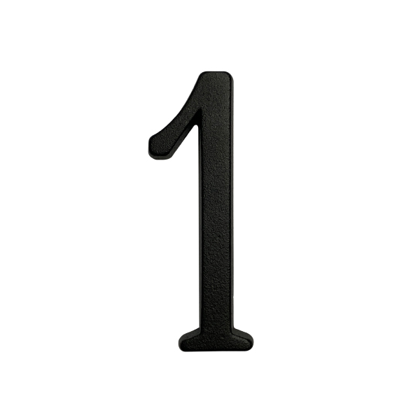 Numero 1 10cms  Negro
