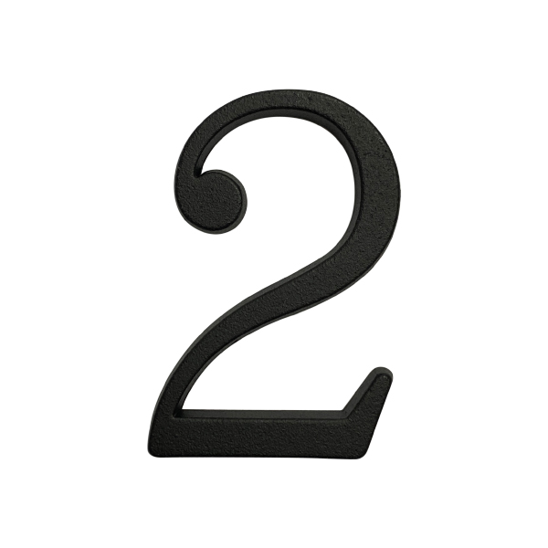 Numero 2 10cms  Negro
