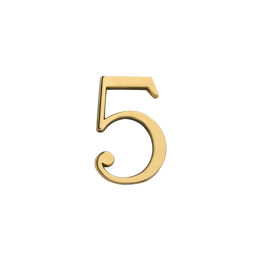 Numero 5 10cms  Pint. Bronce