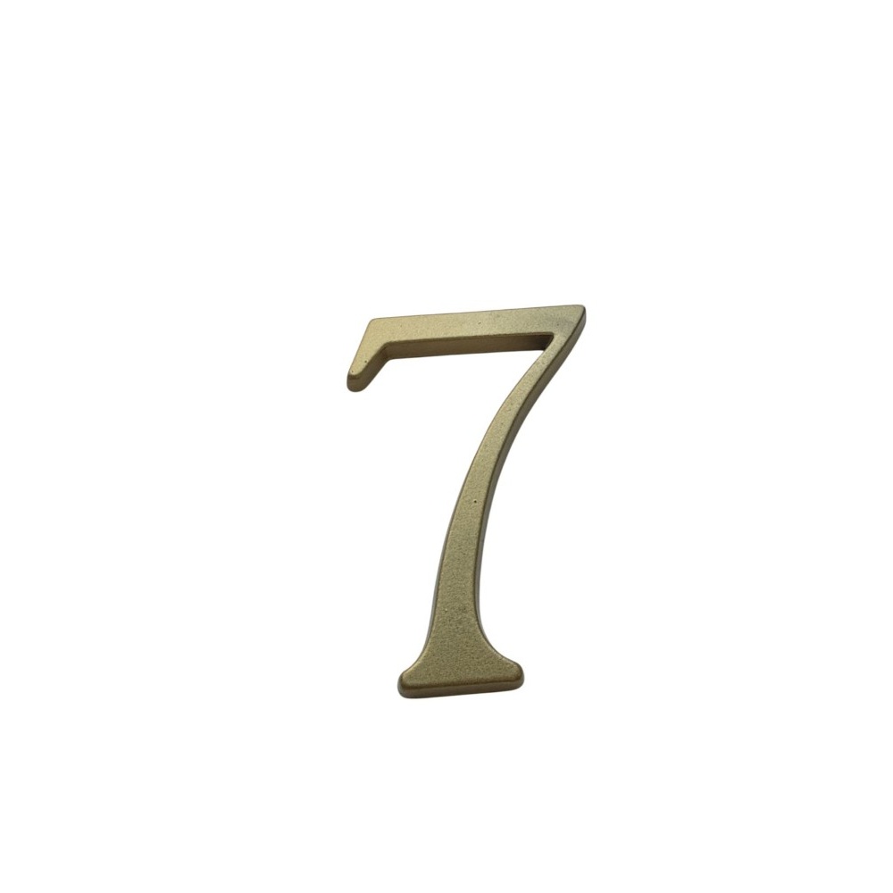 Numero 7 10cms Pint. Bronce