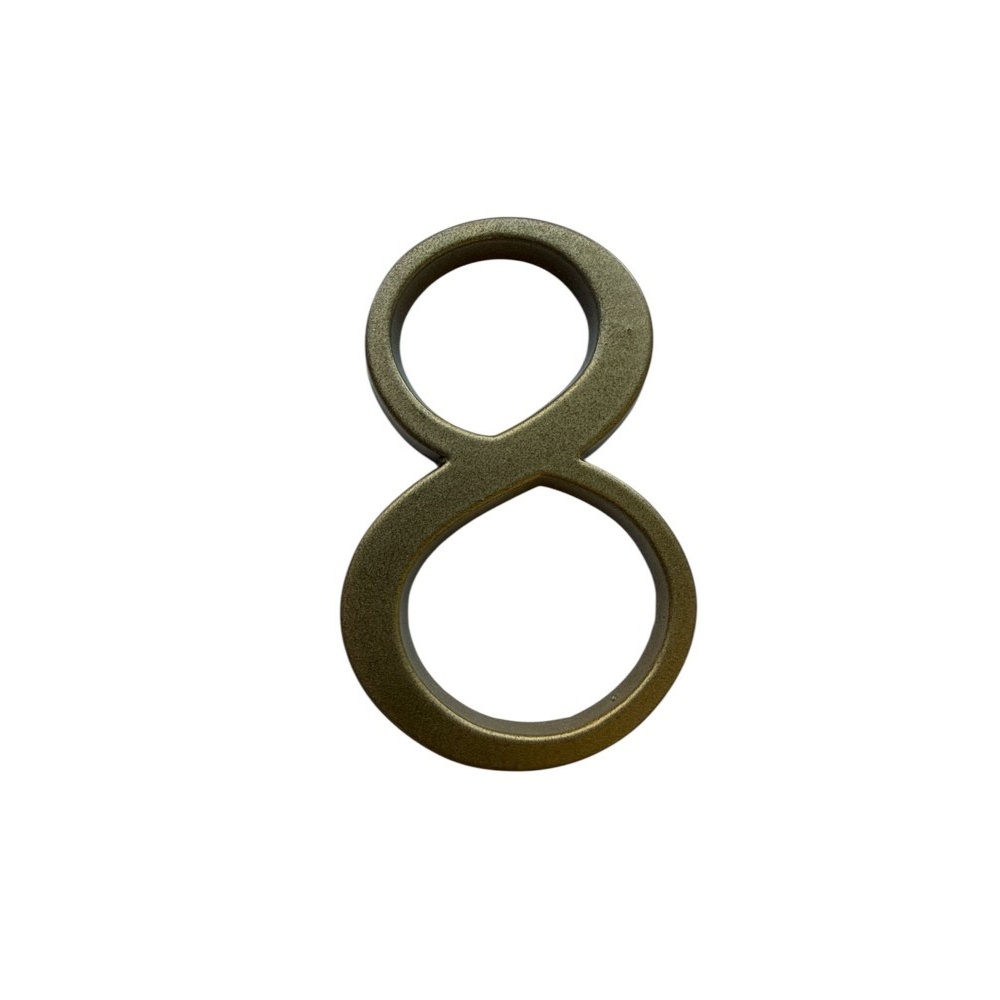 Numero 8 10cms Pint. Bronce