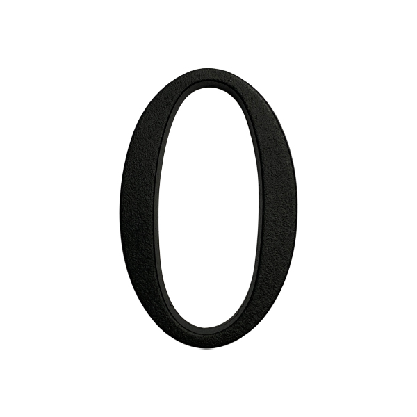 Numero 0 10cms  Negro