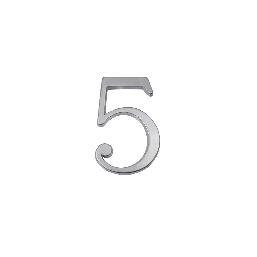 Numero 5 15cms Cromo Satin