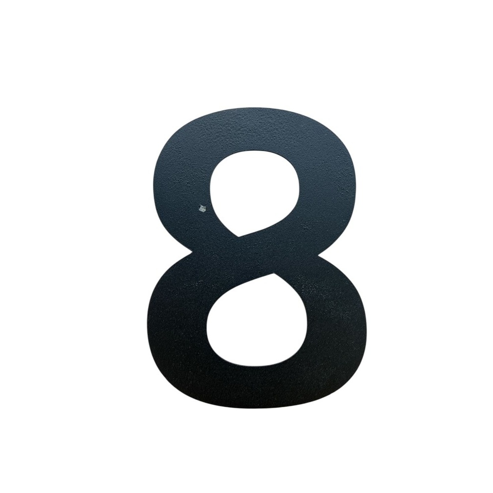 Numero 8 Moder. 15 cms. Negro