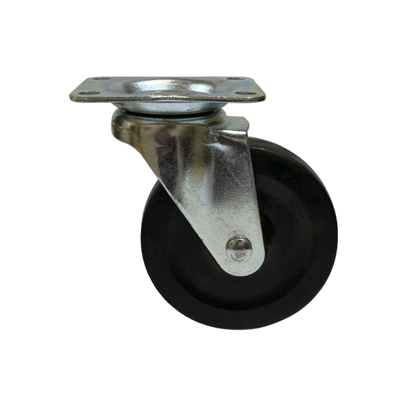 Rueda Goma Gir. Con Base 50mm 25k