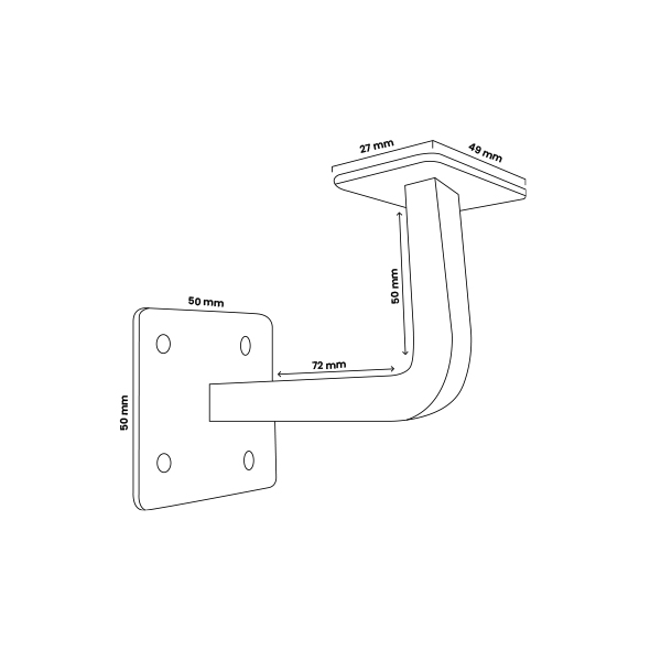 Soporte Pasamanos 3