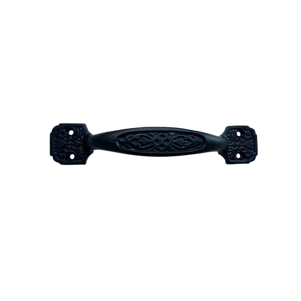 Manilla Flor 100mm Negra 2