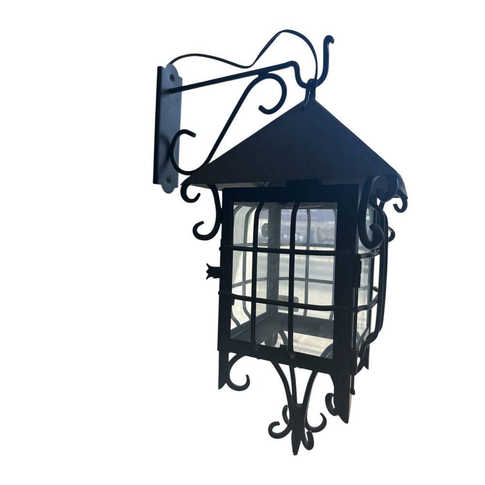 Farol Colonial Maxi Negro Escuadra