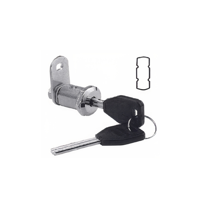 Cerradura Guan.2364-23 mm   Seg.Niquel 2