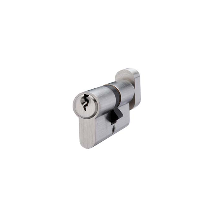 Cil. Constructor Llave /Seguro 70mm Niquel