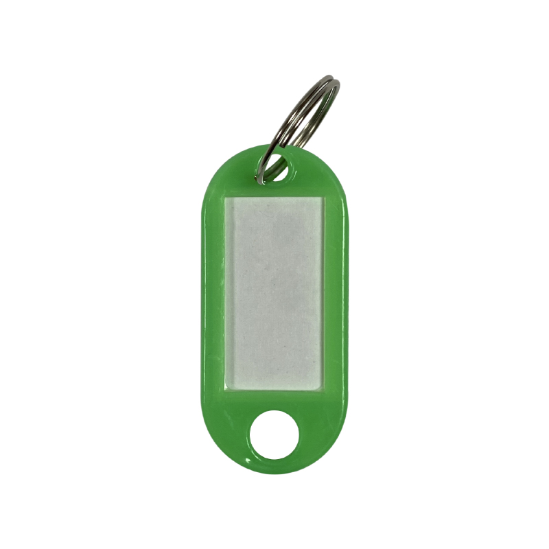 Llavero Identificador Plast. Verde
