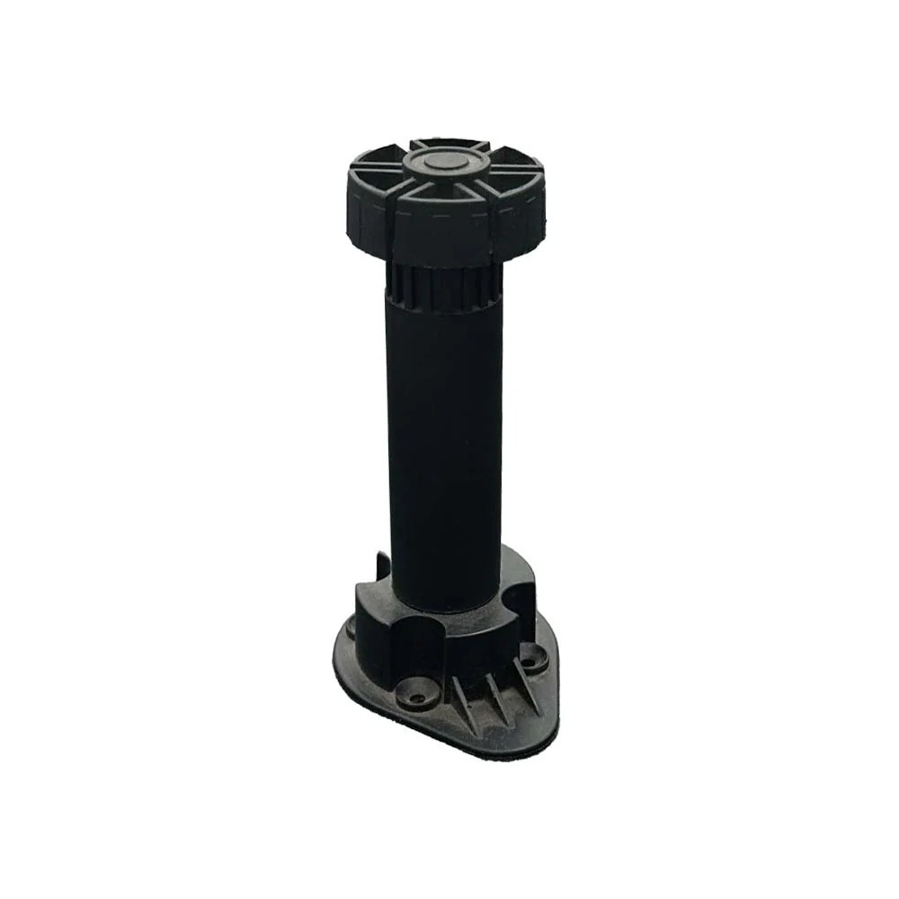 Pata Zocalo, Pvc Negra Reg.