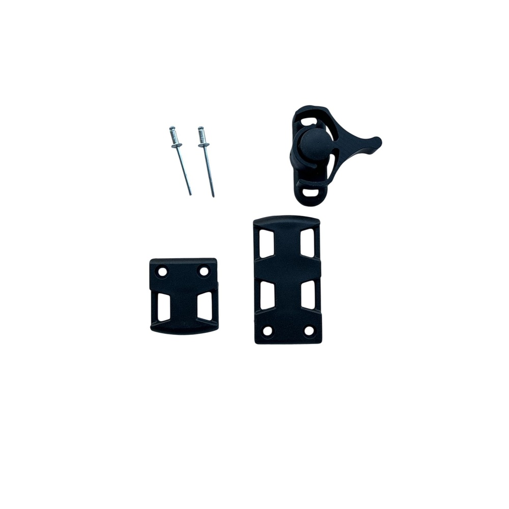 Picaporte Caracol 7520 Negro Reg.