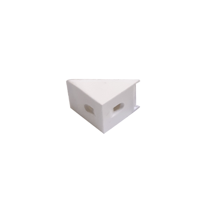 Escuadra Triangular Blanca