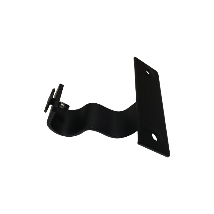 Soporte Techo Simple Negro 19mm