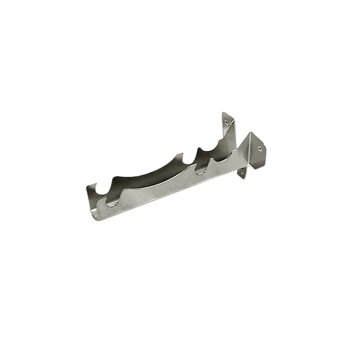 Soporte Doble Largo Cromo 12mm.