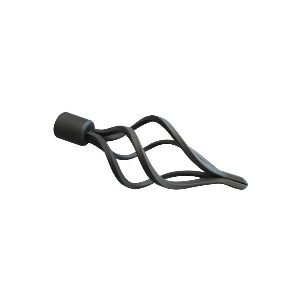 Terminal diseño 33 19mm Negro c/u