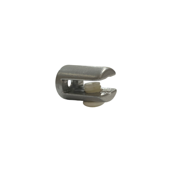 Soporte Vidrio Cil. 15 mm Gris 2