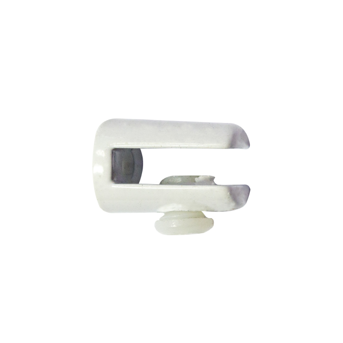 Soporte Vidrio Cil. 19 mm   Blanc