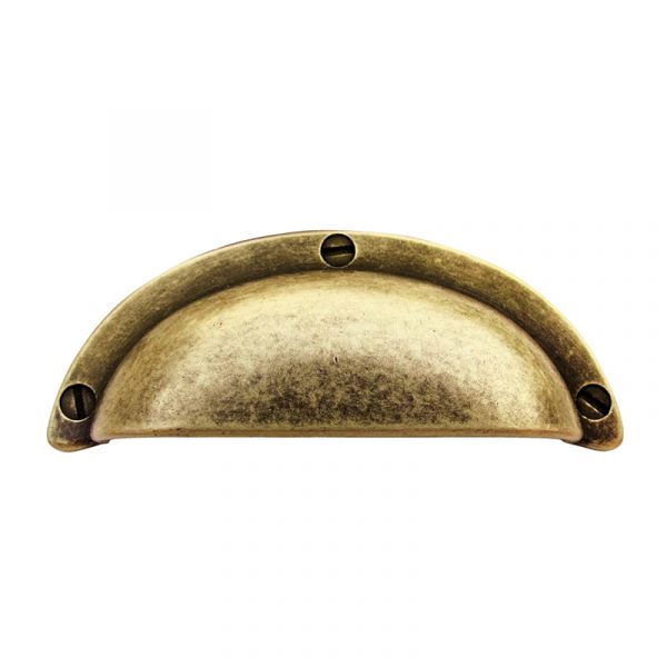 Tirador Concha Bronce Antiguo - Bronce Antiguo 64