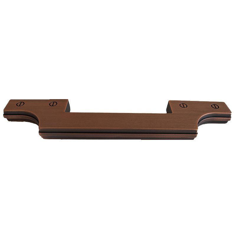 Tirador Regent 128 Cobre / Negro - Cobre Sombreado 2