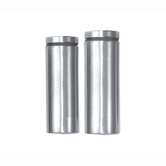 Soporte Cristal 19X60mm Inox