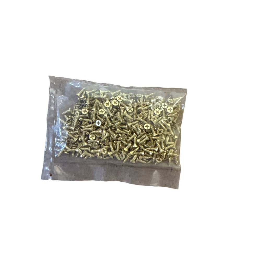 Bolsa 400 und. Tornillo Bis. Dec. 2.2x8x3,8mm Dorado 2